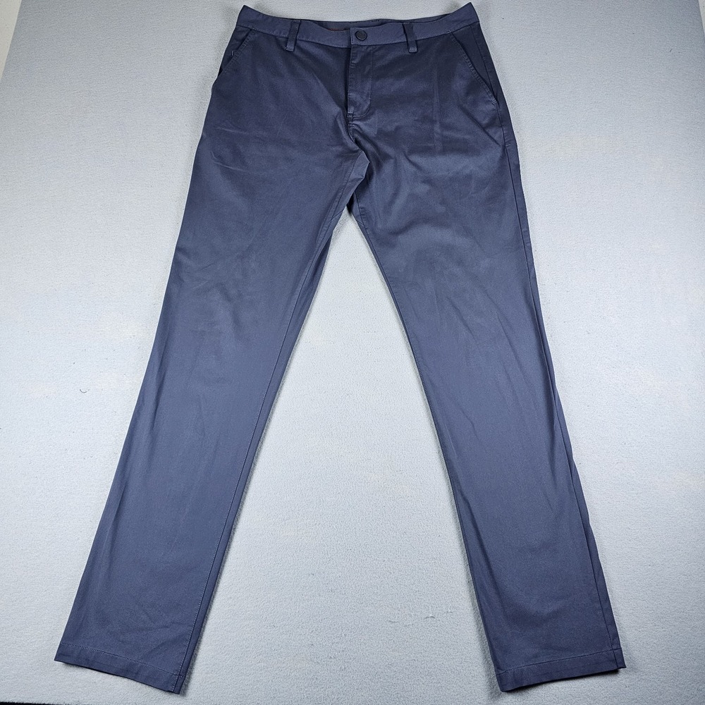 Rhone Commuter Pants Slim Mens 32x32 Navy Blue 4-Way Stretch Performance Chino